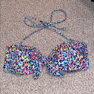 Victoria’s Secret Multi-Color Swim Top Size L